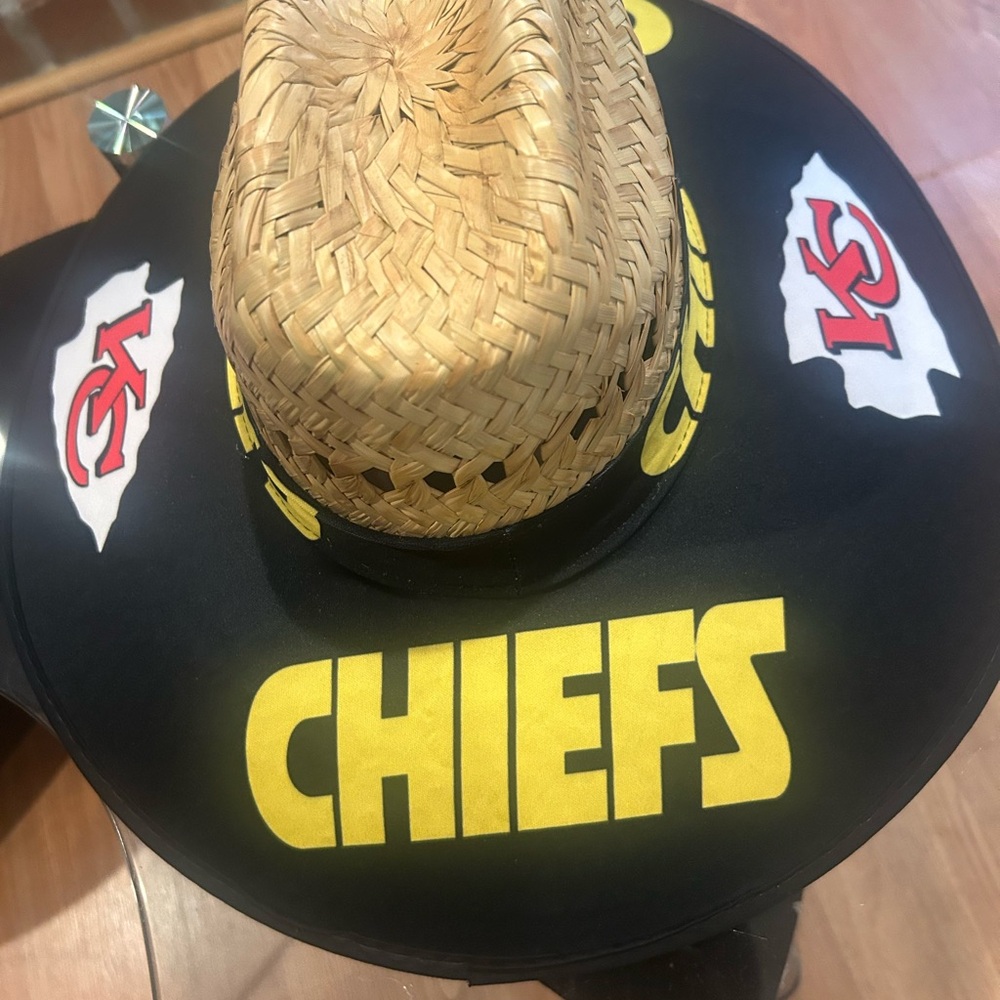 Kansas City Chiefs straw hat